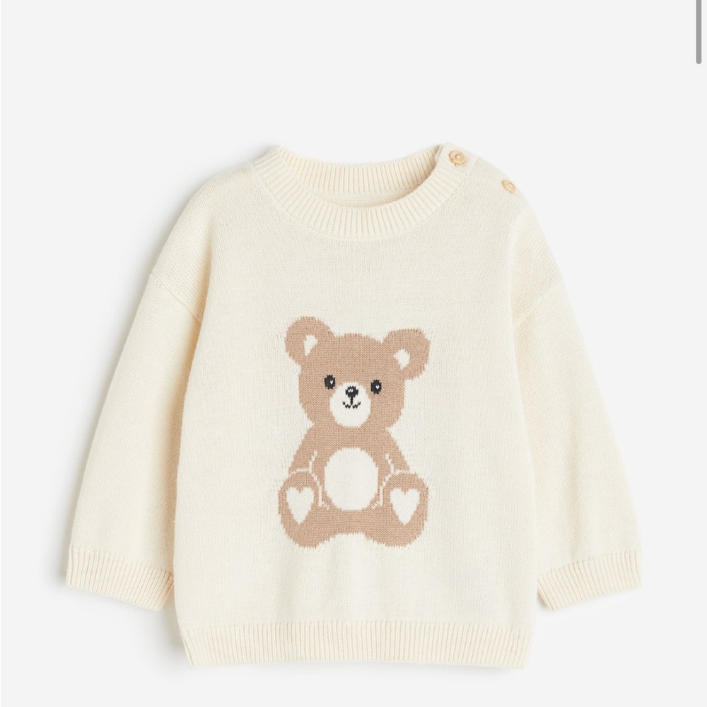 H&M Teddy Bear Sweater NWT